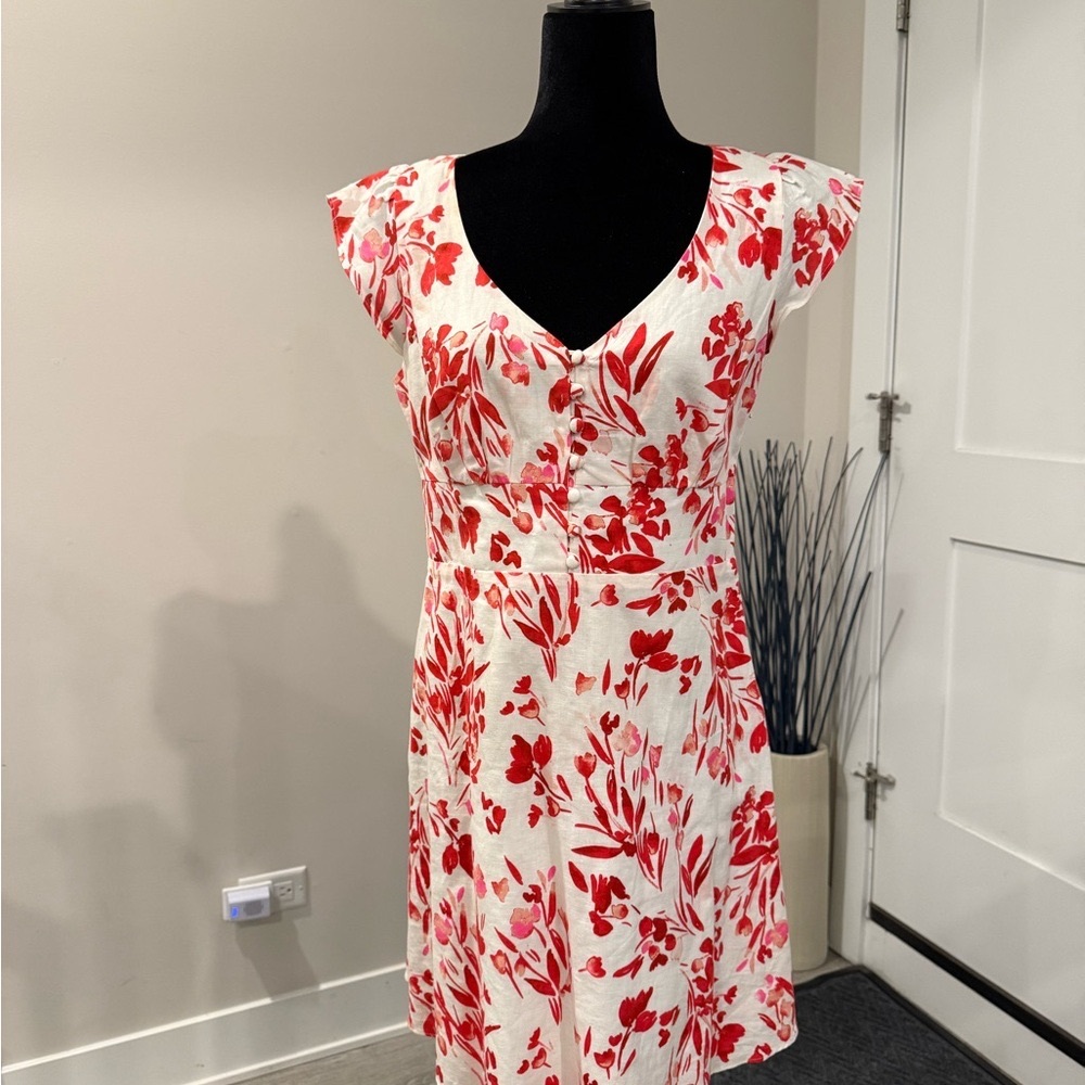 Banana Republic Linen-Cotton Blend Mini Sundress